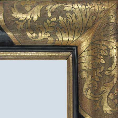 restauration cadre La crucifixion de J.B.Smets